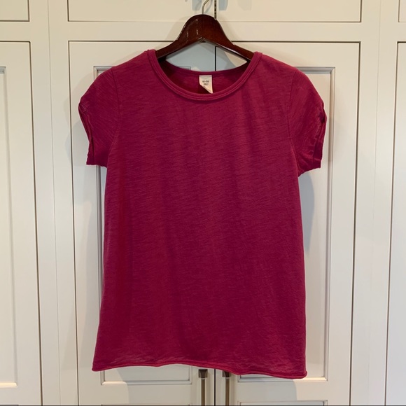 Free People Magenta T-Shirt - Picture 2 of 9